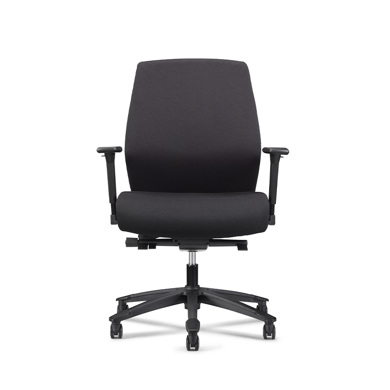 200kg Fabric Heavy Duty Office Chair with Lumbar Support-HDT1 Wave