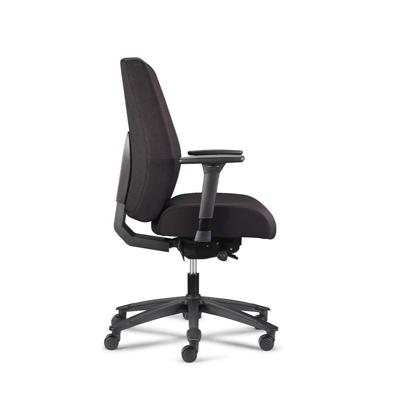 200kg Fabric Heavy Duty Office Chair with Lumbar Support-HDT1 Wave