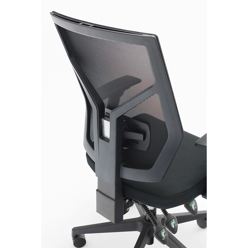 Black Mesh Back and Seat Ergonomic Office Chair with Arms-T1 Kick