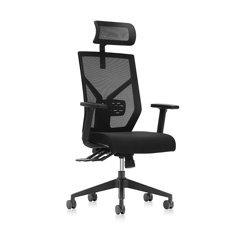 High Back Ergonomic Executive Mesh Chair with Headrest-E1 Kick