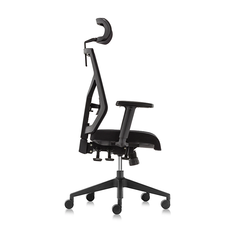 High Back Ergonomic Executive Mesh Chair with Headrest-E1 Kick